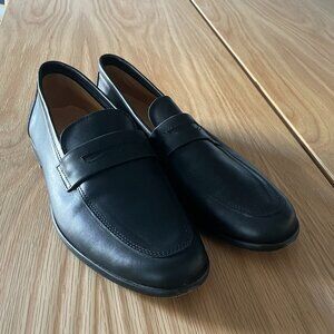 Made in Portugal Black Penny Loafers